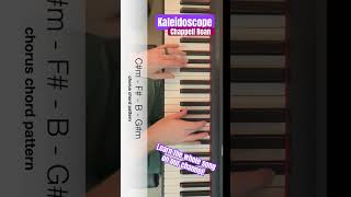 Kaleidoscope Chappell Roan piano chords tutorial pianotutorial learntoplaypiano popmusic [upl. by Ecinnaj]