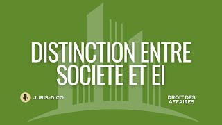 Entreprise individuelle ou Société  Quelles différences [upl. by Anahsahs]