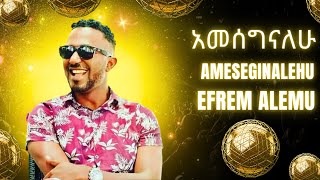 Efrem Alemu  ameseginalehu  ኤፍሬም አለሙ  አመሰግናለሁ  Ethiopian Christian Music [upl. by Franck]