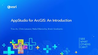 AppStudio for ArcGIS An Introduction [upl. by Rosalinde]