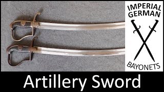 Prussian Artillery Swords M1848 and New pattern Episode 70 [upl. by Aram]