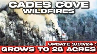 FLINT GAP FIRE SPREADS TO 28 ACRES Fire Near Cades Cove Continues to Grow Weeks After Reported [upl. by Scot931]