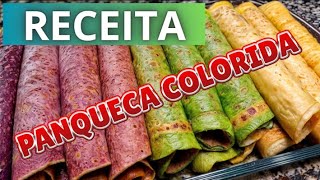 Cozinhando ao vivo  PANQUECAS COLORIDAS SEM GLÚTEN [upl. by Asreht]