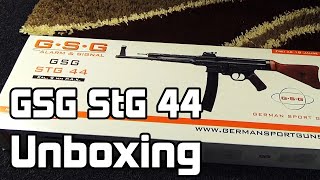 GSG StG44 Schreckschuss Gewehr Unboxing [upl. by Inalem]