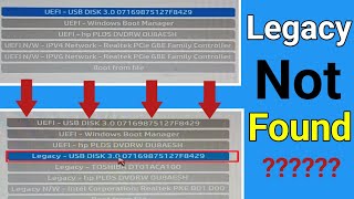 Boot Menu Setting hp ProDesk 400 G6  Secure BOOT  BOOT from USB  How to get Legacy Easily [upl. by Dicky]