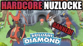 Pokémon Brilliant Diamond Hardcore Nuzlocke  But I Banned Half the Pokédex [upl. by Westfahl]