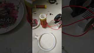 First light semisolid state tesla coil prototype without interrupted 😴😴🤷🤷🤷 [upl. by Ydissak174]