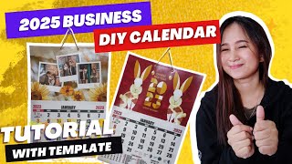 DIY Customized Calendar 2025 for Business  Free Download Template [upl. by Camarata]