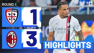 CagliariMilan 13  Okafor scores first in Rossoneri shirt Goals amp Highlights  Serie A 202324 [upl. by Eiramac]