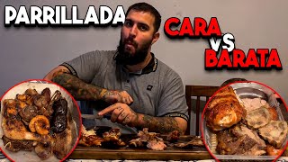 PARRILLADA BARATA VS CARA 🥩 [upl. by Venu]