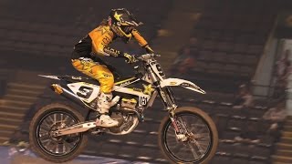 FAST LAP Gared Steinke  Friday Qualifying  Baltimore  AMSOIL Arenacross [upl. by Oirobil]