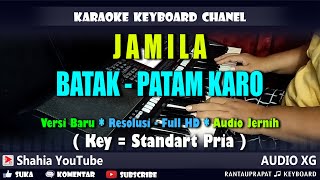 JAMILA KARAOKE BATAK POPULER NADA PRIA  Shahia Youtube [upl. by Nnarual309]