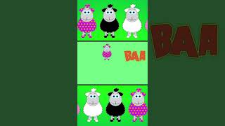 A POLKADOT SHEEP lullaby BabyBigMouth shorts baabaablacksheep nurseryrhymes [upl. by Xever]