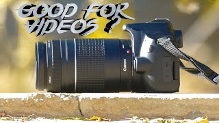 Canon 250D with 75300mm lens video sample  75300 lens review for video  canon 250D video test [upl. by Kerge]