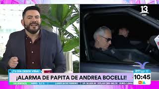 La llegada de Andrea Bocelli a Viña del Mar  Tu Día  Canal 13 [upl. by Niltyak]