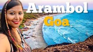 Arambol Beach  Foreigners Love this Beach 🏖️  Goa 2024 Sweet Water Lake [upl. by Enail897]