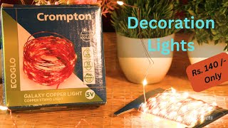 Crompton USB Powered Decoration Lights [upl. by Aryaz]