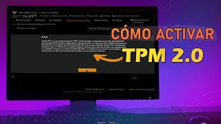 Cómo Habilitar TPM para Windows 11 ✅ [upl. by Neetsirk]