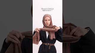 Bu şal bağlama modelini denediniz mi 😍🫶🤍 eşarp hijab şal hijabstyle hijabfashion fashion [upl. by Octavla309]