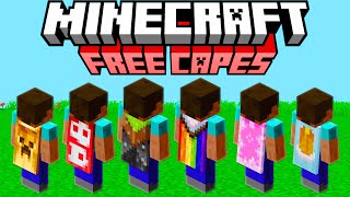 How To Get FREE Capes In Minecraft Bedrock  2023 [upl. by Nitsej646]