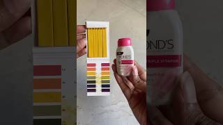 Revealing POND’S Body Lotion pH Test 😱 shorts ytshorts ashortaday explorepage foryou pHtest [upl. by Ytineres]