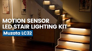 The Best Stair lighting Muzata installation tutorial [upl. by Gnuhc]