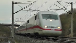 ICESchnellfahrstrecke HannoverGöttingen  HighSpeed [upl. by Nibuz]