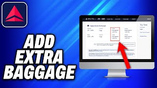 How To Add Extra Baggage In Delta Airlines 2024  Easy Fix [upl. by Lyrak813]