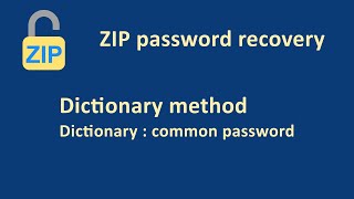 ZIP password recovery Android app 1  use dictionary [upl. by Sontich]