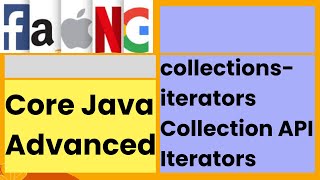 Core Java Advanced  collectionsiterators  Collection API  Iterators  faangacademy [upl. by Anec]