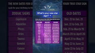 WHATS YOUR NEW ZODIAC SIGN [upl. by Ahgiel]