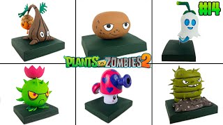 ESCULPIENDO a PLANTAS Plants vs Zombies de Plastilina 14  PVZ 2 [upl. by Aikim]