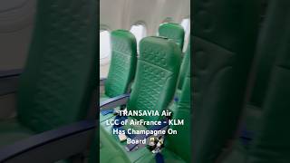 Transavia flight review food lcc airfrance klm champagne boeing travel Paris Istanbul i [upl. by Niwrad]