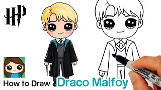 How to Draw Draco Malfoy Easy  Harry Potter [upl. by Ilanos]