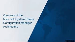 Microsoft SCCM  Microsoft System Center Configuration Manager Architecture [upl. by Sonitnatsnok]