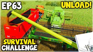 NO MORE SORGHUM TO HARVEST  FS22 Survival Challenge  Episode 63 [upl. by Inol]