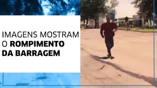 Vídeo mostra o momento do rompimento da barragem de Brumadinho [upl. by Akselaw390]