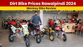 Dirt Bike Prices Rawalpindi 2024  Monkey Bike Review  Low Prices Trail Bikes in Pakistan ZeeVlogs [upl. by Comptom]