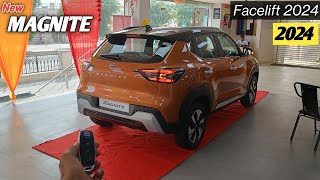 New Nissan Magnite Facelift 2024 ❣️ Magnite Top Model Tekna Plus Review 😍 [upl. by Bobker137]