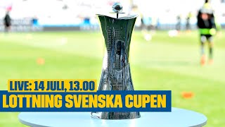 Lottning omgång 2 av Svenska Cupen herrar [upl. by Emirac]