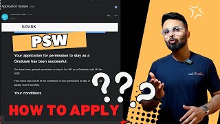 How to apply for PSW Post Graduate Visa in UK  Full Process Explained  English  indie Traveller [upl. by Hoisch]