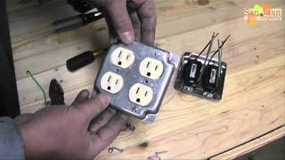 Outlet  Receptacle WireUp HowTo [upl. by Eciuqram]