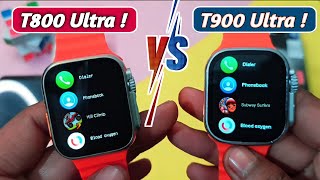 T800 Ultra Vs T900 Ultra Smart Watch  Best Budget BT Calling Smartwatch Under 1000 🔥 [upl. by Darren674]