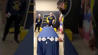 Fans Roll To Win Autographed Jerseys amp Kroger Gift Cards At Indiana Pacers Game [upl. by Vokay]