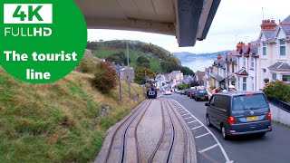 Great Orme Tramway Full Journey To The Top Of The Mountain amp Back Down In Llandudno Tram Cab Ride UK [upl. by Eugor]