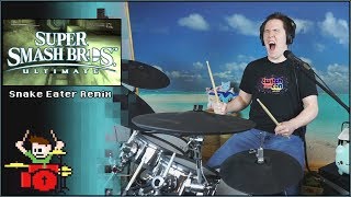 Super Smash Bros Ultimate  Snake Eater Remix On Drums [upl. by Edmea257]