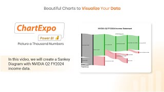 Sankey Diagram – NVIDIA Q2 FY24 Income Statement  Sankey Diagram in Power BI  Financial Statements [upl. by Leziar]