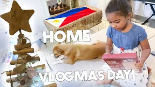 🎄 PHILIPPINES VLOGMAS Day 1 🇵🇭 We are back home [upl. by Herzog235]