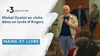 Le réalisateur Michel Ocelot rend visite à des élèves du lycée DaviddAngers [upl. by Moreno222]