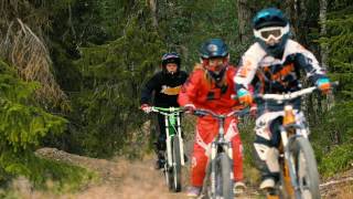 Cykla downhill i Lofsdalen [upl. by Ydisac]